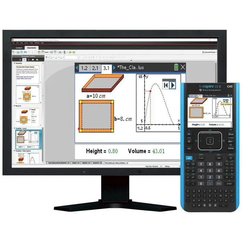 TI-Nspire CX II CAS Handheld Graphing Calculator - Image 9